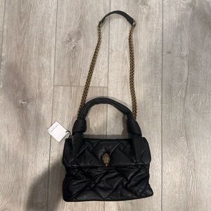Black Quilted Chain Shoulder Bag
